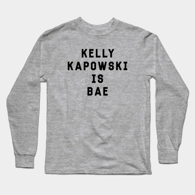 Kelly Kapowski Is Bae Shirt - Saved By The Bell Long Sleeve T-Shirt by 90s Kids Forever